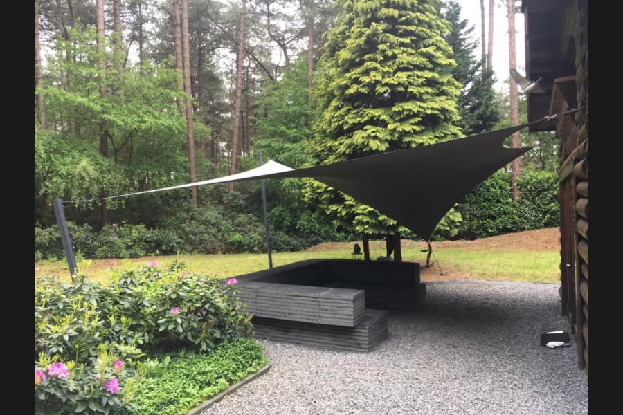Schaduwdoek terras Schaduwdoek terras