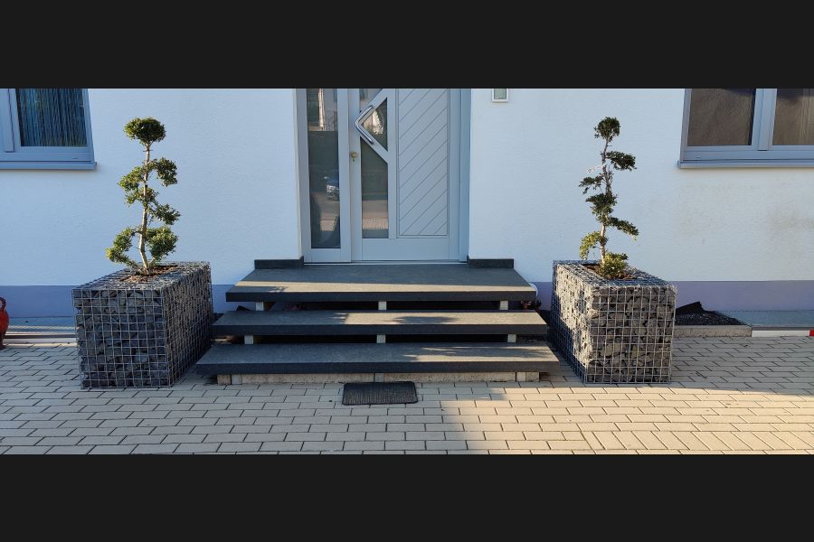 Schanskorf bloembak Schanskorf bloembak